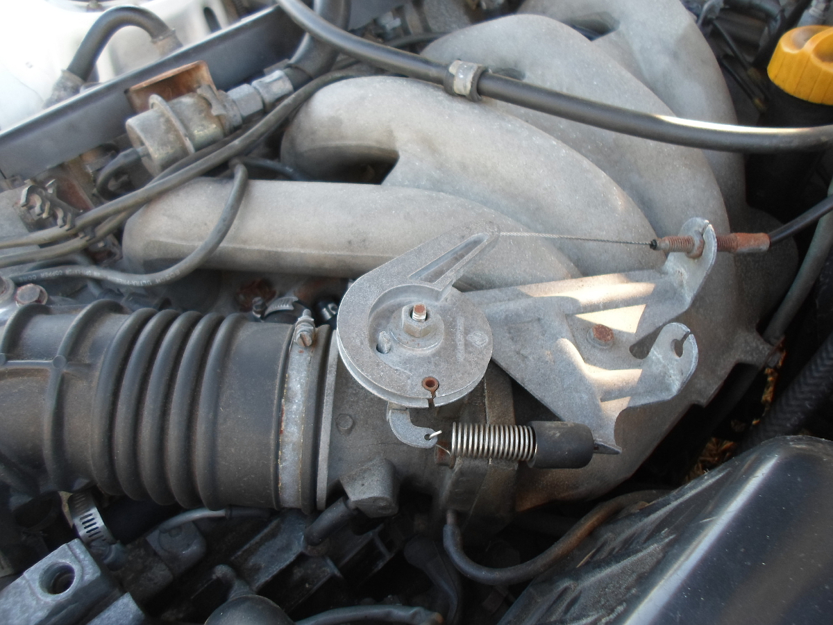 Throttle wheel location on Porsche 924S, 944